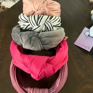 Claire's Assorted Hair Accessories - Pink, Gray, Black, White